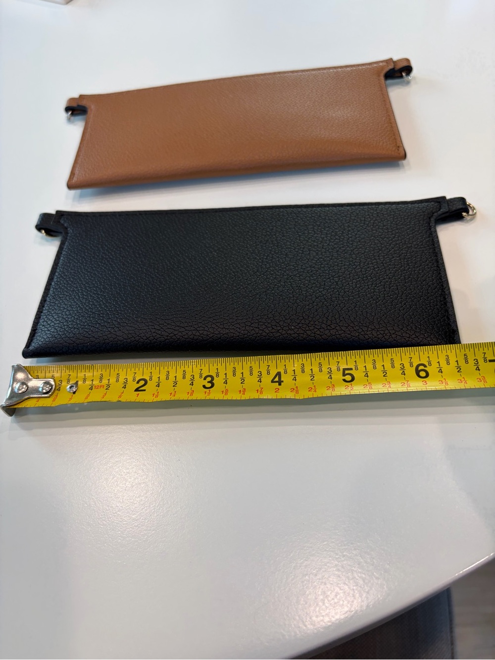 Wallet Insert With D Rings Brown or Black - Picture 6 of 8